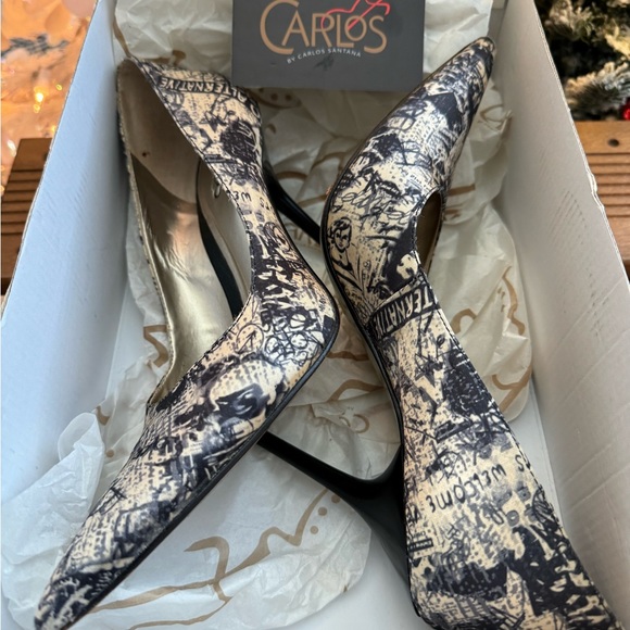 The “Carlos Santana” and his 1998 Milagro Foundation “Exude” Heels. - Picture 2 of 10